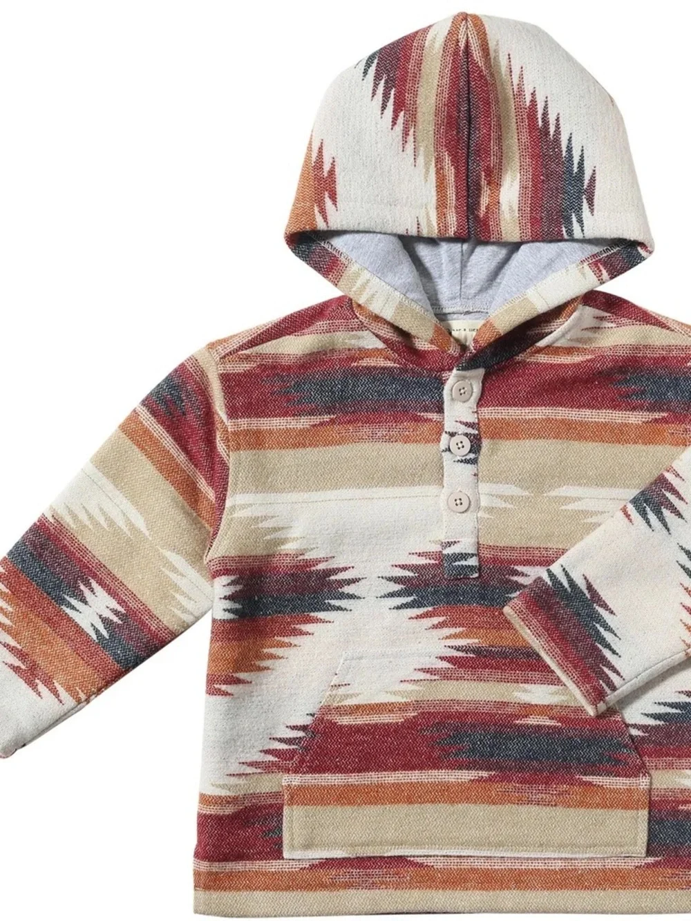 Me & Henry London Aztec Burgundy Rancho Jacket Poncho Southern Western Style 8yr